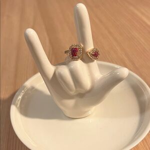 Bomb Party Ring - Size 8 - Opal